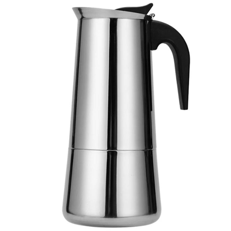 

Steel Coffee Pot Italian Moka Pot Espresso Coffee Maker Pot Cafe Percolator Tools For Latte Maker Stovetop Coffee