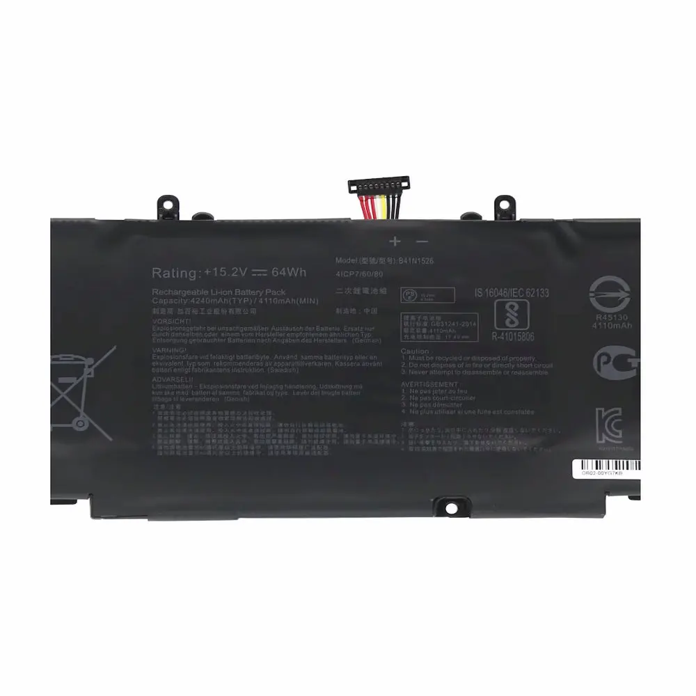 NEW B41N1526 Laptop Battery For Asus ROG Strix GL502 GL502V GL502VT GL502VT-1A GL502VM S5 S5VT6700 GL502VT-BSI7N27