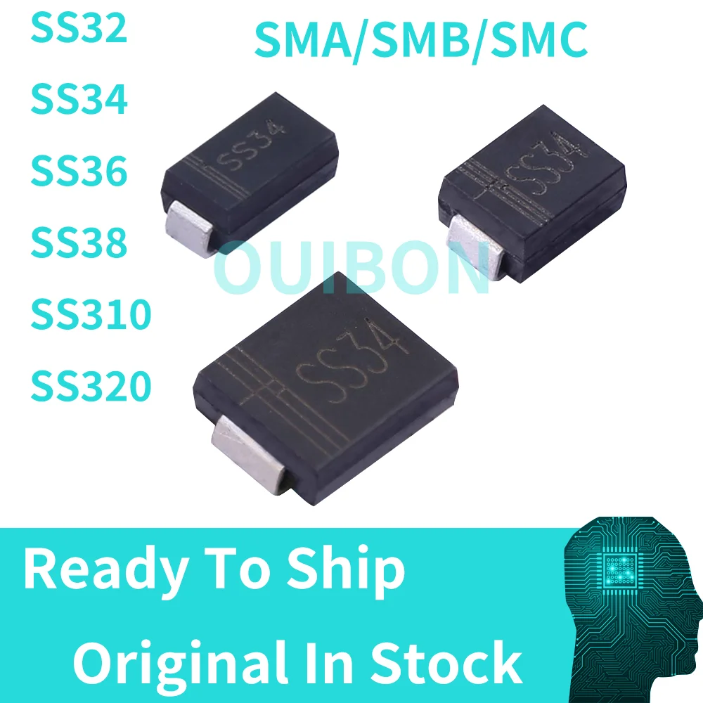 50Pcs SS32 SS34 SS3… - image