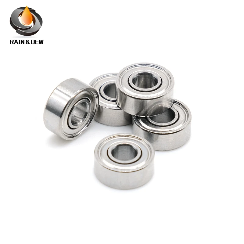 10pcs MR104ZZ ABEC-7 SMR104ZZ SMR104-2Z L-1040ZZ stainless steel 440C deep groove ball bearing 4x10x4mm miniature bearing