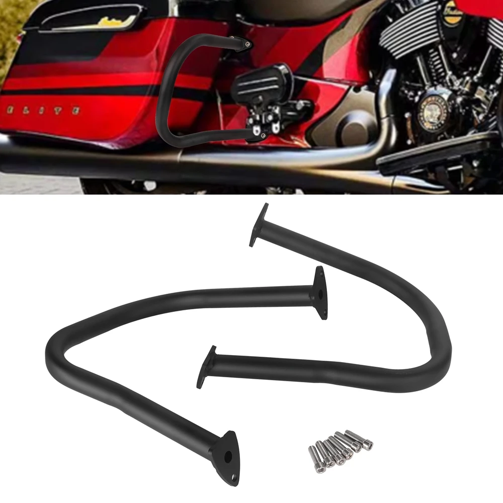 

Rear Saddle Bag Crash Bars Fit Indian Challenger 2020+ Chief Vintage Chieftain Dark Horse Springfield Roadmaster 2014+
