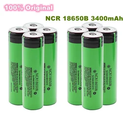 New Original Panasonic NCR18650B 3.7v 3400mAh 18650 rechargeable lithium battery for Panasonic flashlight batteries+Pointed