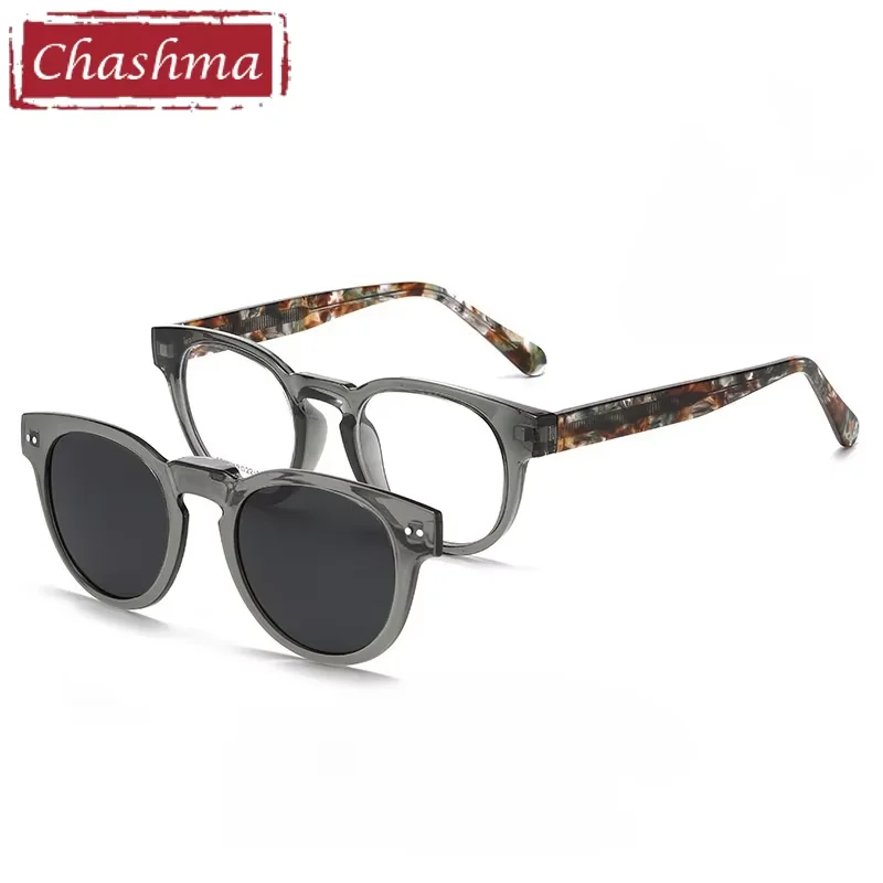 Chashma Prescription Glasses Women TR90 Acetate Clip On Optical Eyewear Men Spectacles For Recipe Myopia Read Eyeglasses Frames