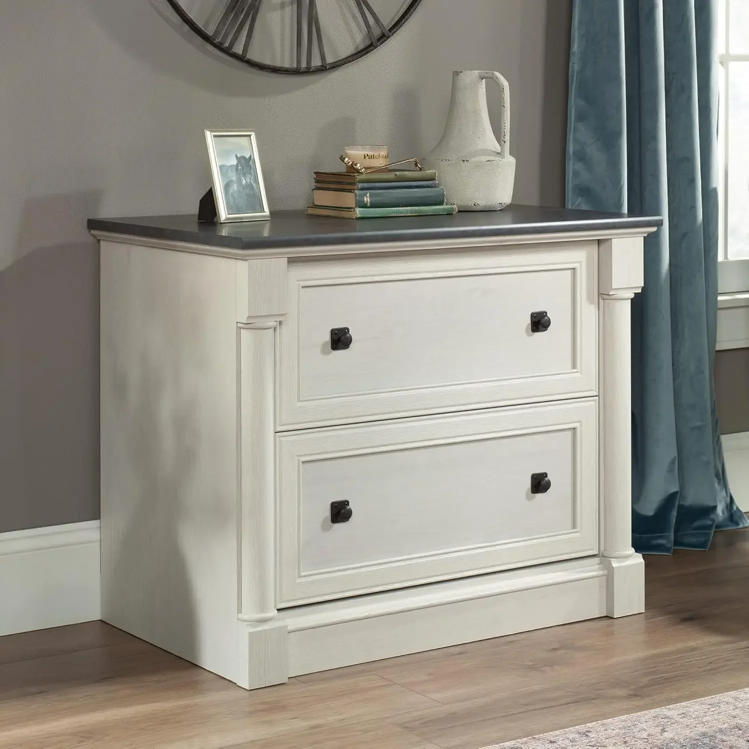 

Palladia Lateral File, L: 36.81" x W: 22.01" x H: 29.61", Glacier Oak