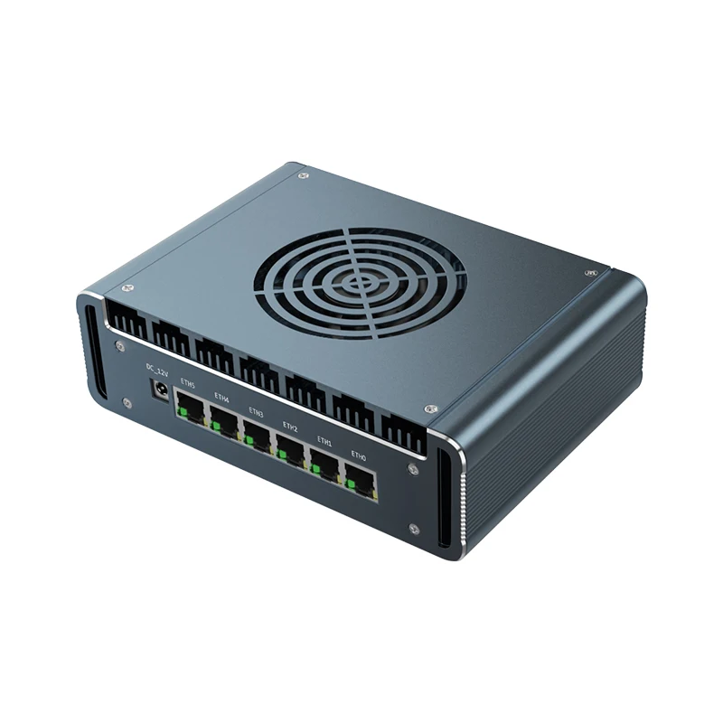 Ikuaios Silent Fan Host eingebauter Intel Pentium Core der 11. Generation 6x2,5g Ethernet kompatibel mit pfsense esxi pve g31f 1449np 6l