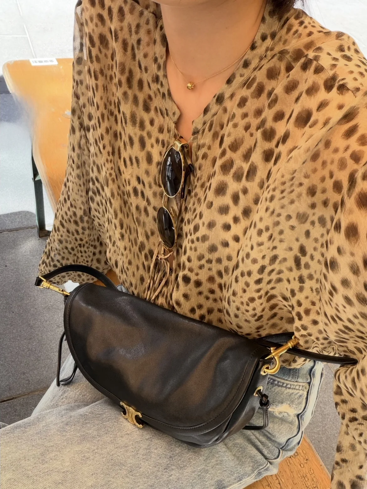 

Heidd Sweet Spicy Style Loose Fit Polyester Shirt with Soft Leopard Print And Mysterious Sensation for Women in Summer 2026
