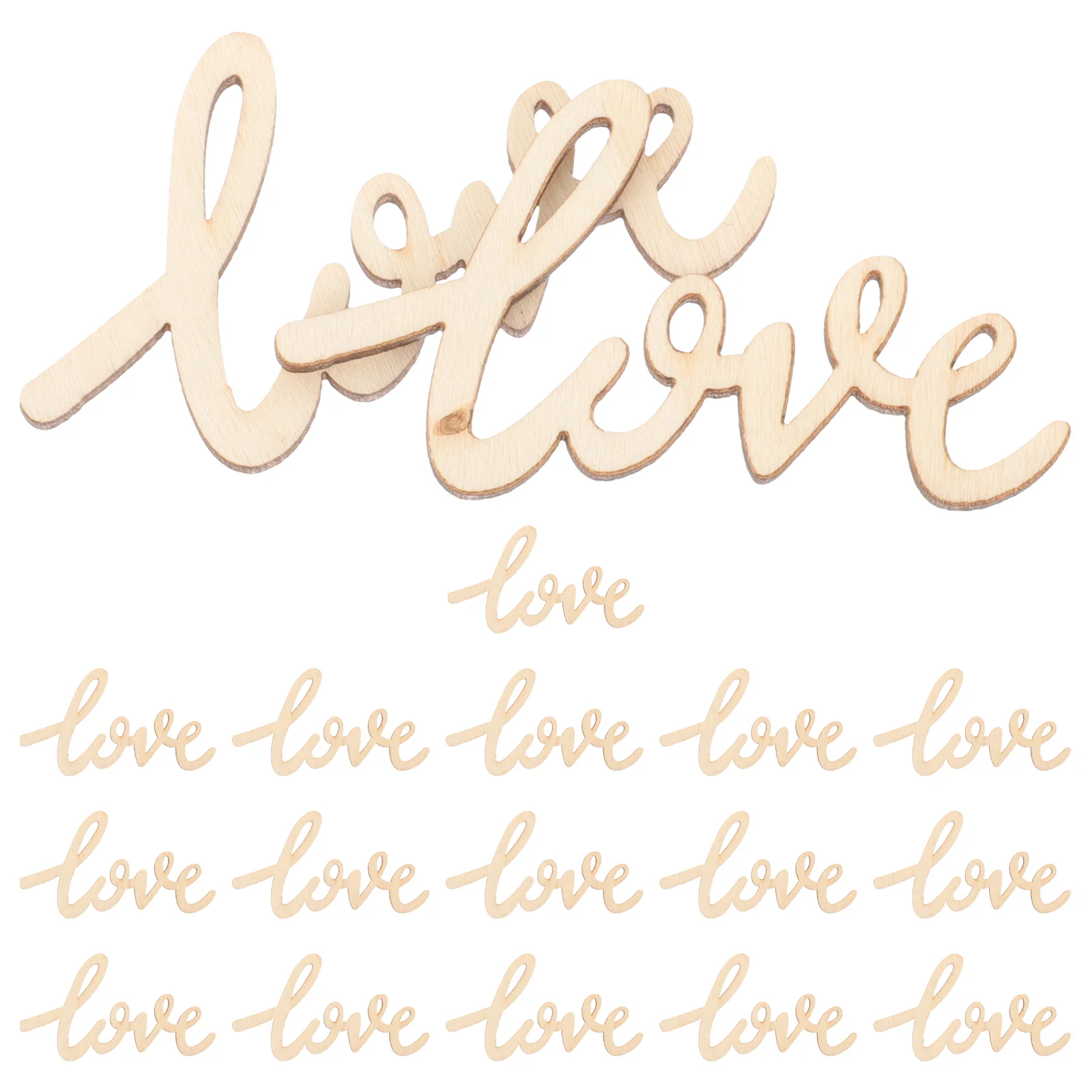 

18pcs Wooden Slice Alphabet Natural Wood Crafts Scrapbooking Handmade Embellishments for Kids Projects Sewing Supplies