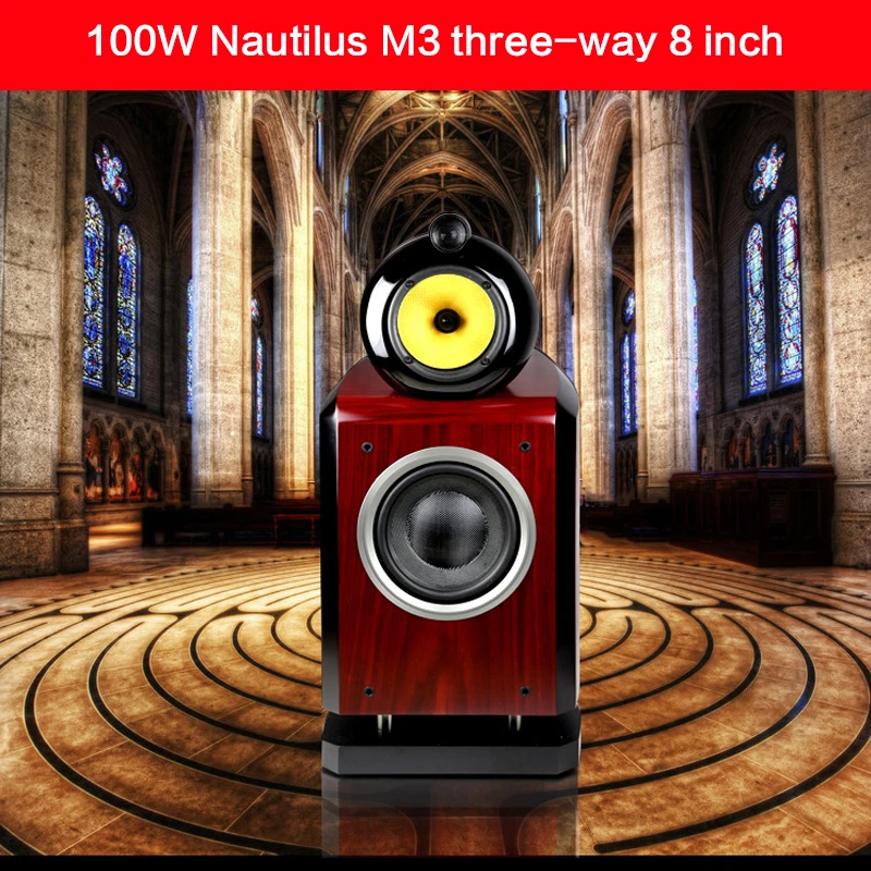 

150W 8-inch Home Floor Speaker Nautilus M3 Three-way Bass Fever-grade Hifi High-fidelity High-end Bookshelf Speaker 6Ohm