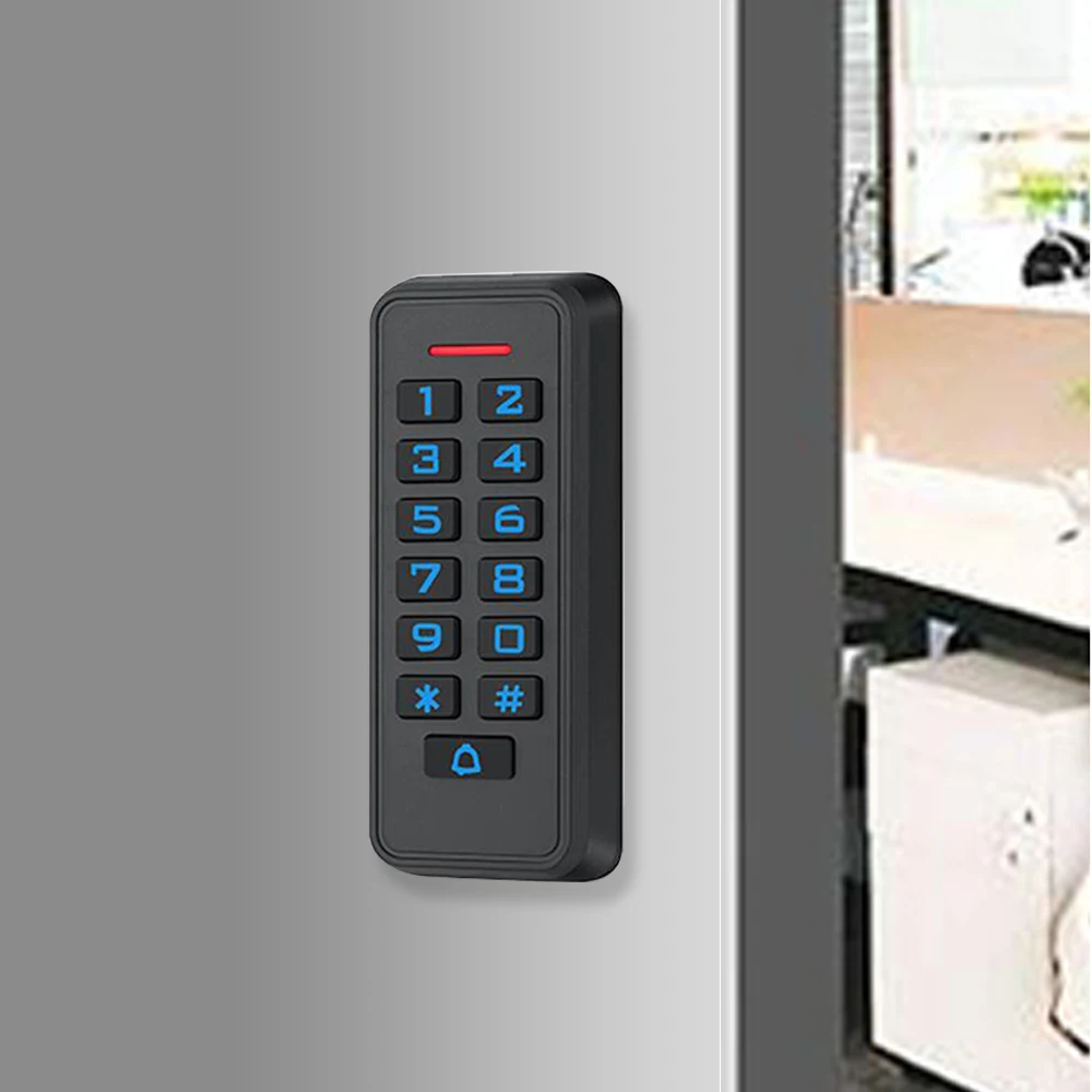 

IP67 Waterproof Backlight Keyboard Access Control System RFID 125KHz Standalone Access Controller Support Wiegand 26 output