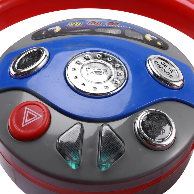 مقعد سيارة إلكتروني مع كوب شفط للأطفال ، عجلة قيادة للطفل ، لعبة تعليمية للقيادة ، سائق المقعد الخلفي ، مقعد السيارة