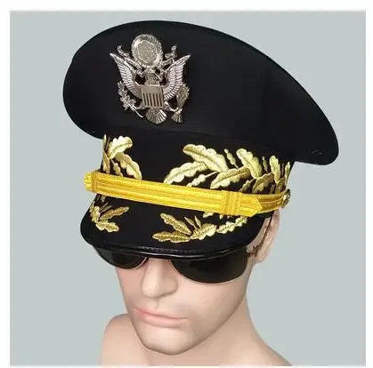 US Naval Commander Cap Admiral Hat Captain Officer Men