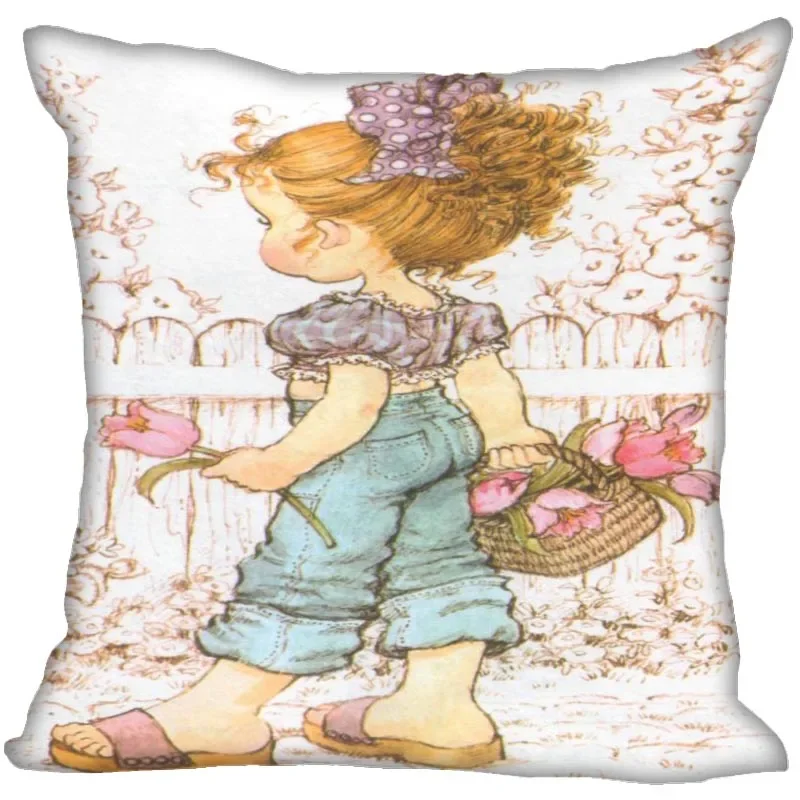 45x45cm Sarah Kay Polyester Cushion Cover Children\'s Room Decoration Pillow Case Living Room Chair Sofa Home Decoration 1007