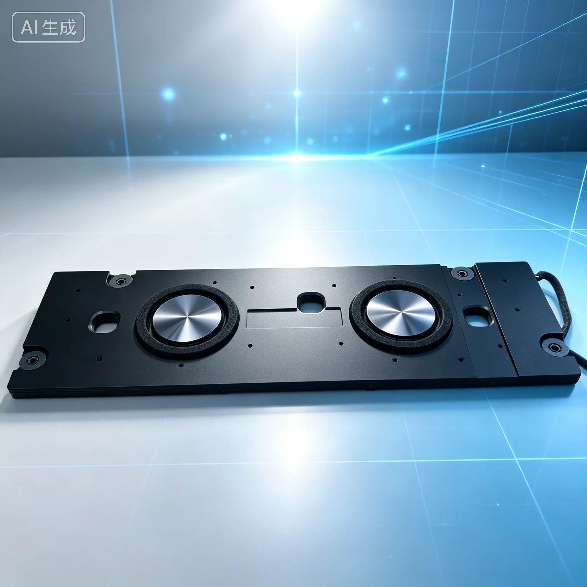 95new Units for Audiophile Dual 3 Inch Ultra-thin Passive Subwoofer, Heavy Bass Speaker Box