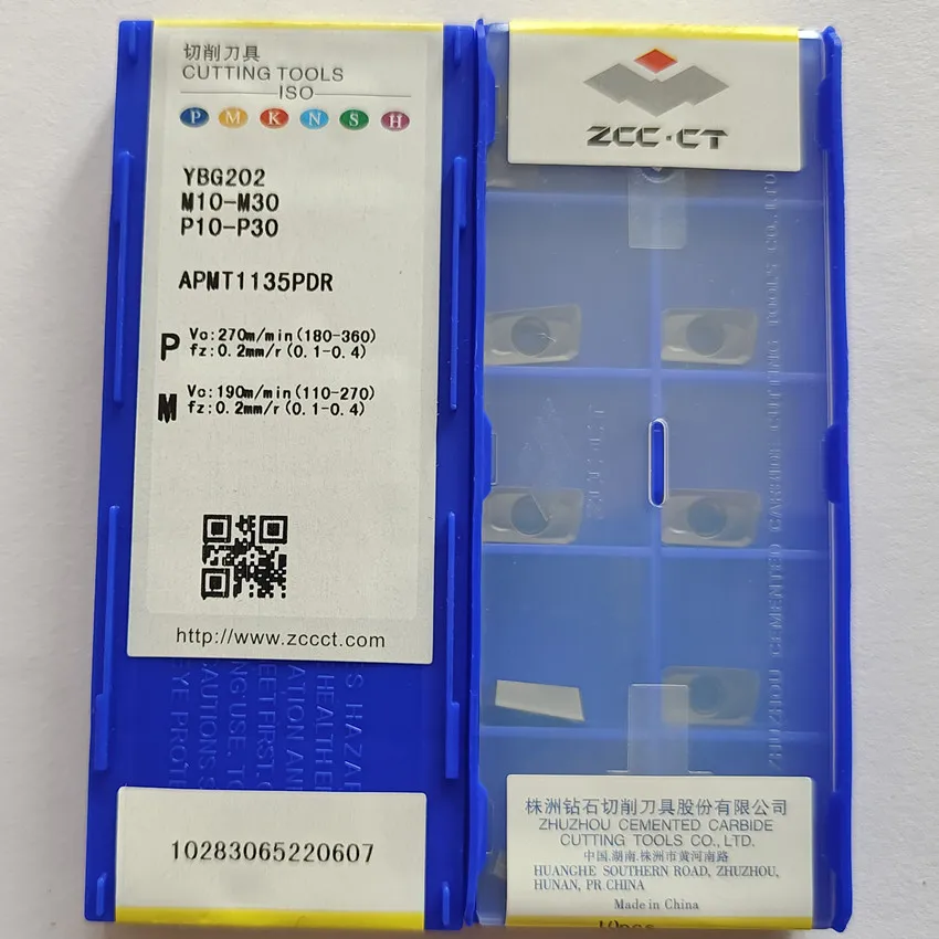 

APMT1135PDR YBG202/AL-2E-D1.0/AL-2E-D2.0/AL-2E-D3.0/AL-2E-D4.0/AL-2E-D6.0/AL-2E-D8.0 ZCC.CT CNC TOOL 1 package