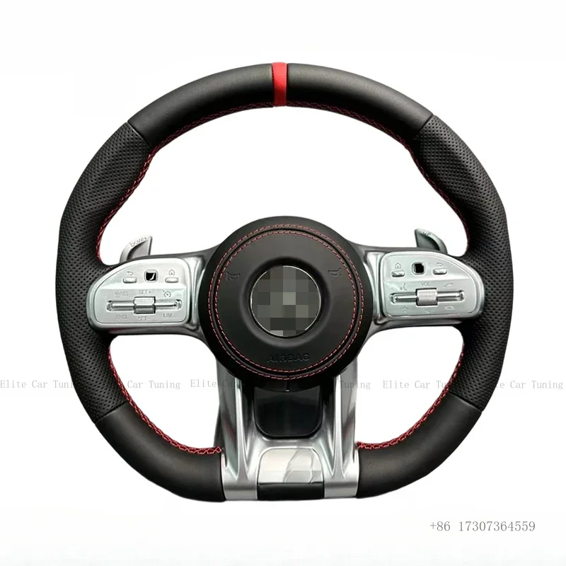 

Steering wheel For Mercedes Benz Amg C E S G-Class W204 W205 W222 W253 W257 S320 S500 G500 G55 G63(Customizable)