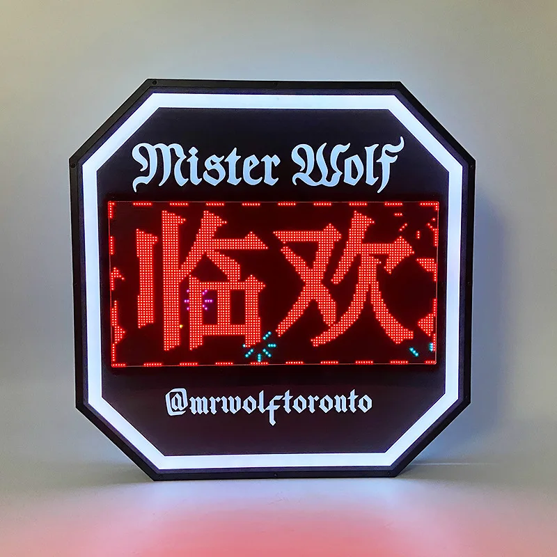 

Cross-border LED luminous placard digital screen programmable subtitle scrolling message board advertising light sign editing