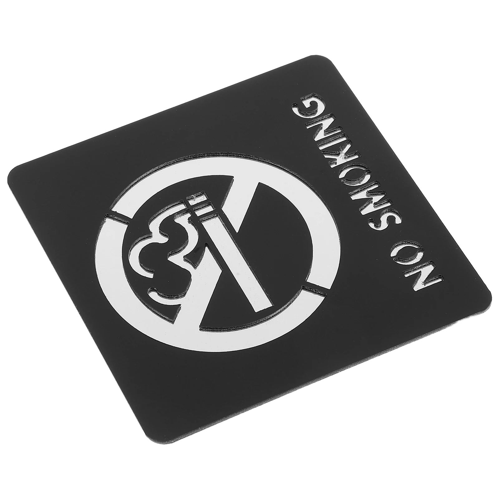 Waterproof Self-Adhesive No Smoking Sign Anti-Smoking Sticker Office Bathroom Hallway Public Area Warning Decal Business