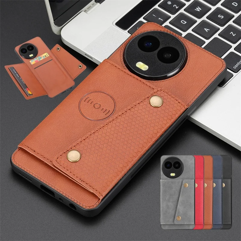 For Realme 11 5G Case Luxury Leather Magnetic Wallet Phone Case for Realmi 11 Realme11 RMX3780 Card Slot Holder Back Flip Cover