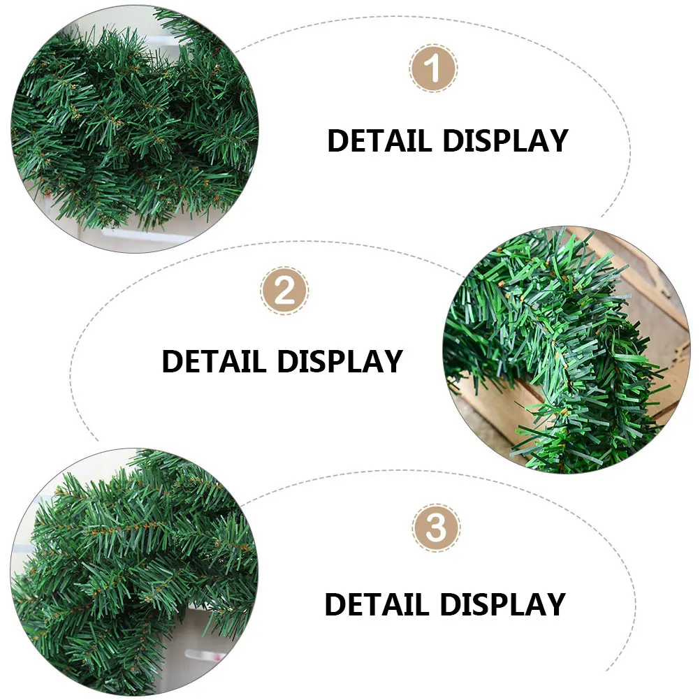 

Mini PVC Christmas Wreath Plant Festival Decorative Hanging Elegant Suitable Indoor Outdoor Shop Window Door Wall