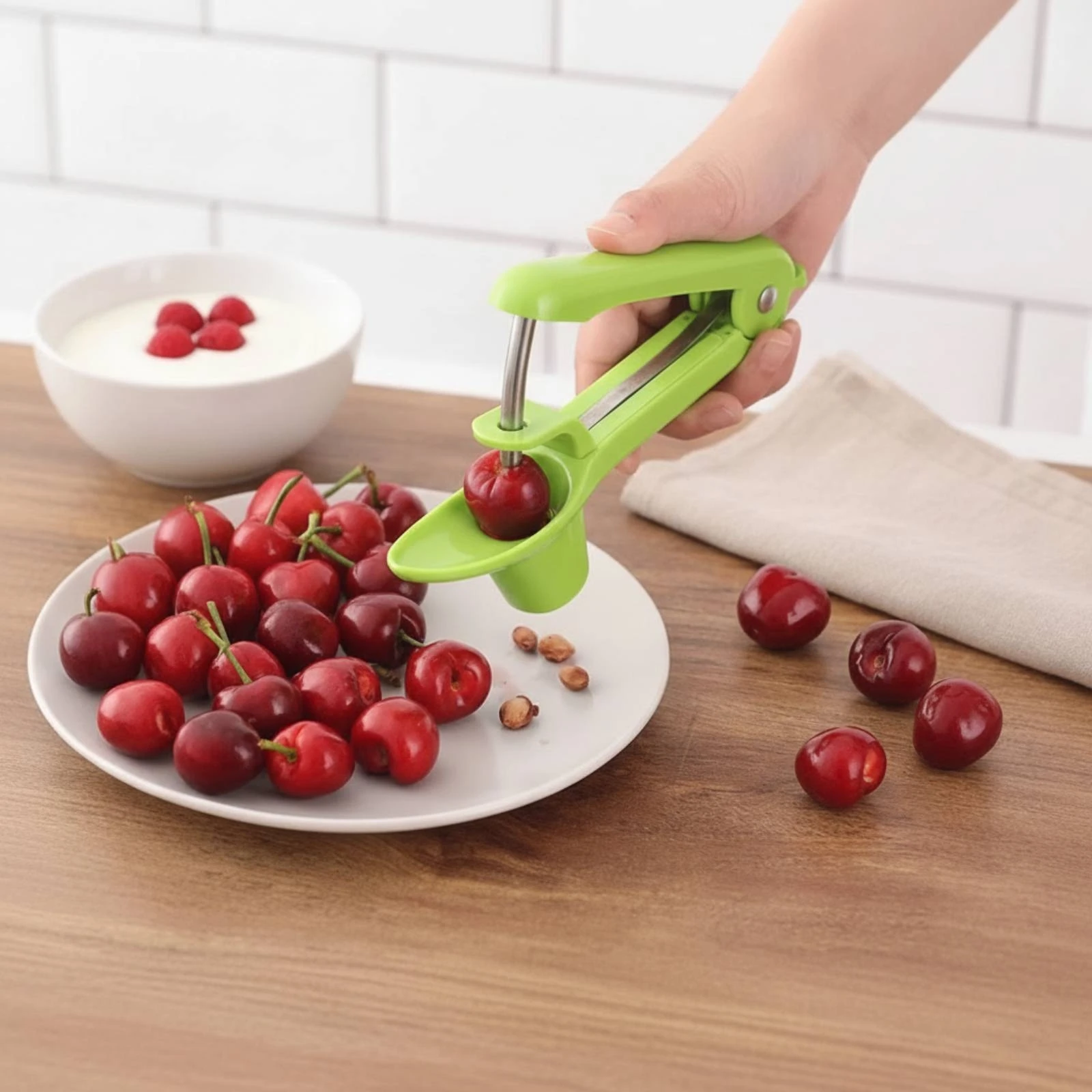 Descaroçador de Cerejas Manual - Cherry Pitter Tool avaliação e preço