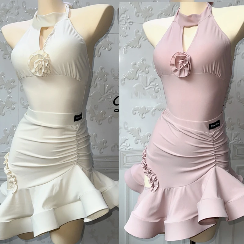 Adultes Chacha danse latine vêtements femmes danse latine cantonnière Costume femme Rumba salle de bal danse formation costumes SL12628