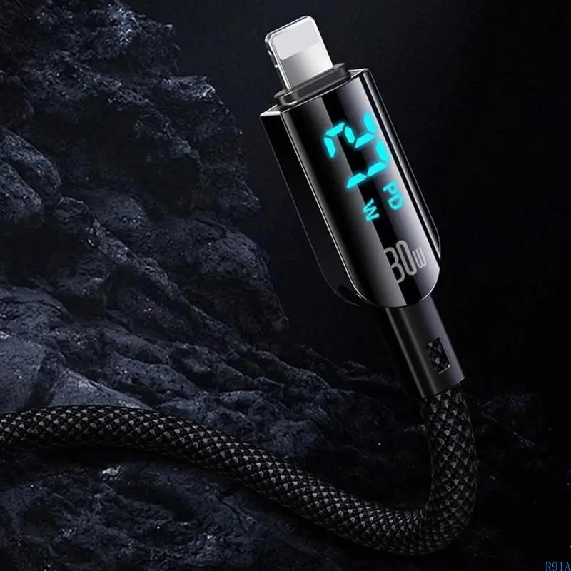 R91a النوع C من الذكور من النوع C الذكور شحن الحبل لشحن سيارة الكمبيوتر اللوحي للهاتف المحمول