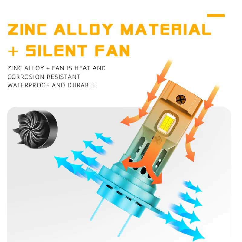 スズキ GSX650F 2008-2009 1 個高品質 6000K 15000LM H7 LED ヘッドライトオートバイ電球バイクランプ 12V