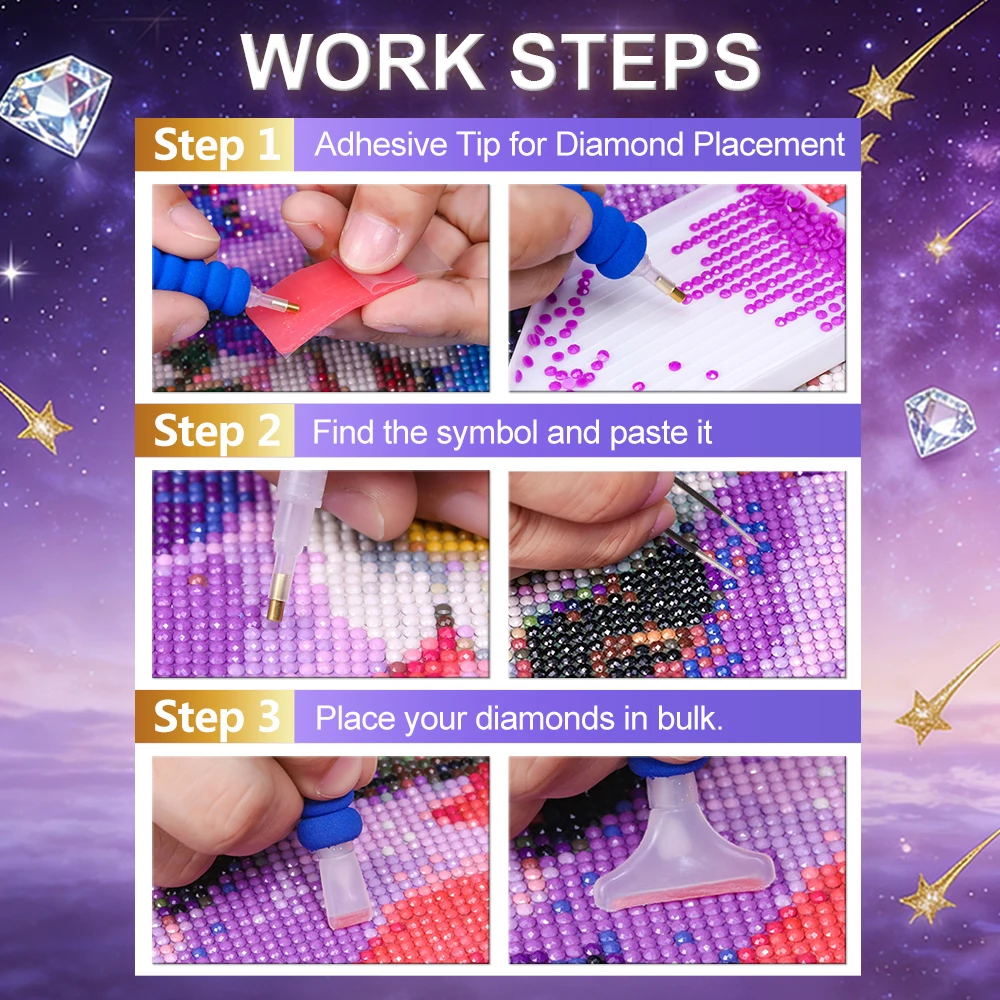 HUACAN 5d Diy Diamond Mosaic Custom Photo Cross Stitch Full Square Round Drill Home Decor Personal Customized Art Handmade view 5