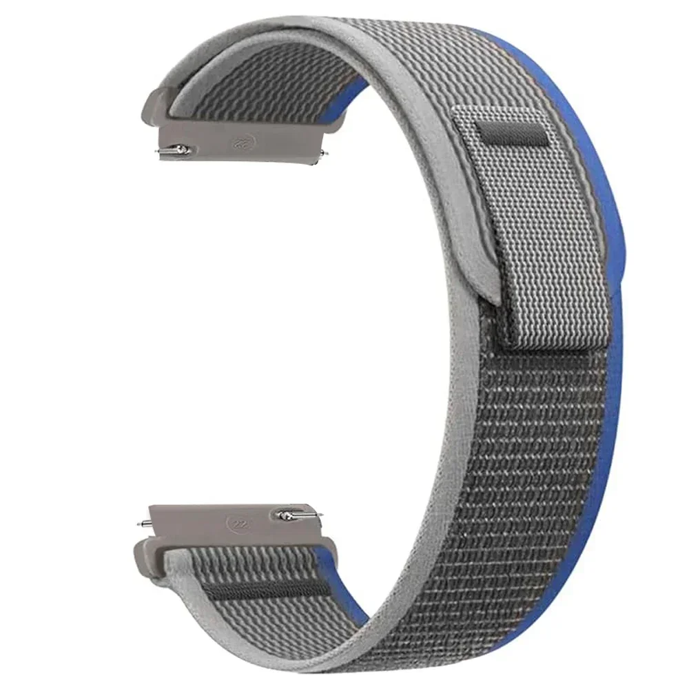 20 مللي متر 22 مللي متر النايلون حلقة حزام ل Garmin Vivoactive 4 5 Forerunner 255 265 سوار ساعة ذكية قابل للاستبدال ل Garmin Venu 3 2 Correa