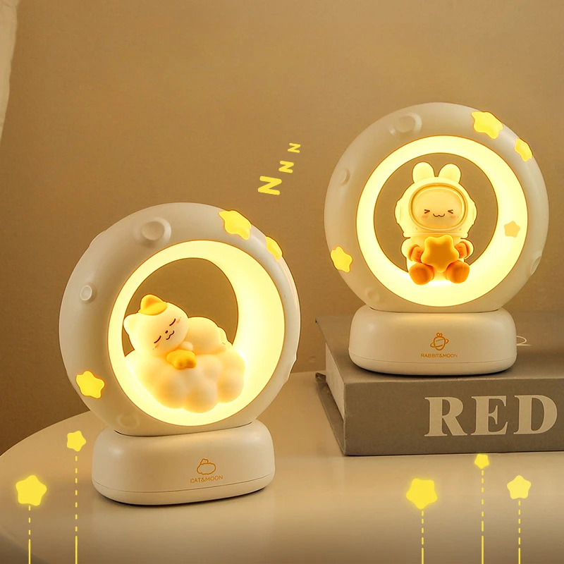 

Modern Popular Creative New Product Cute Atmosphere Light Brightness Patting Classmates And Friends Children S Room Night Light