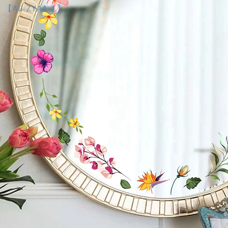 【ZYAA-1】ملصقات مرآة الأزهار زه - مراجعة Jet Home Bathroom Mirrors وسعره
