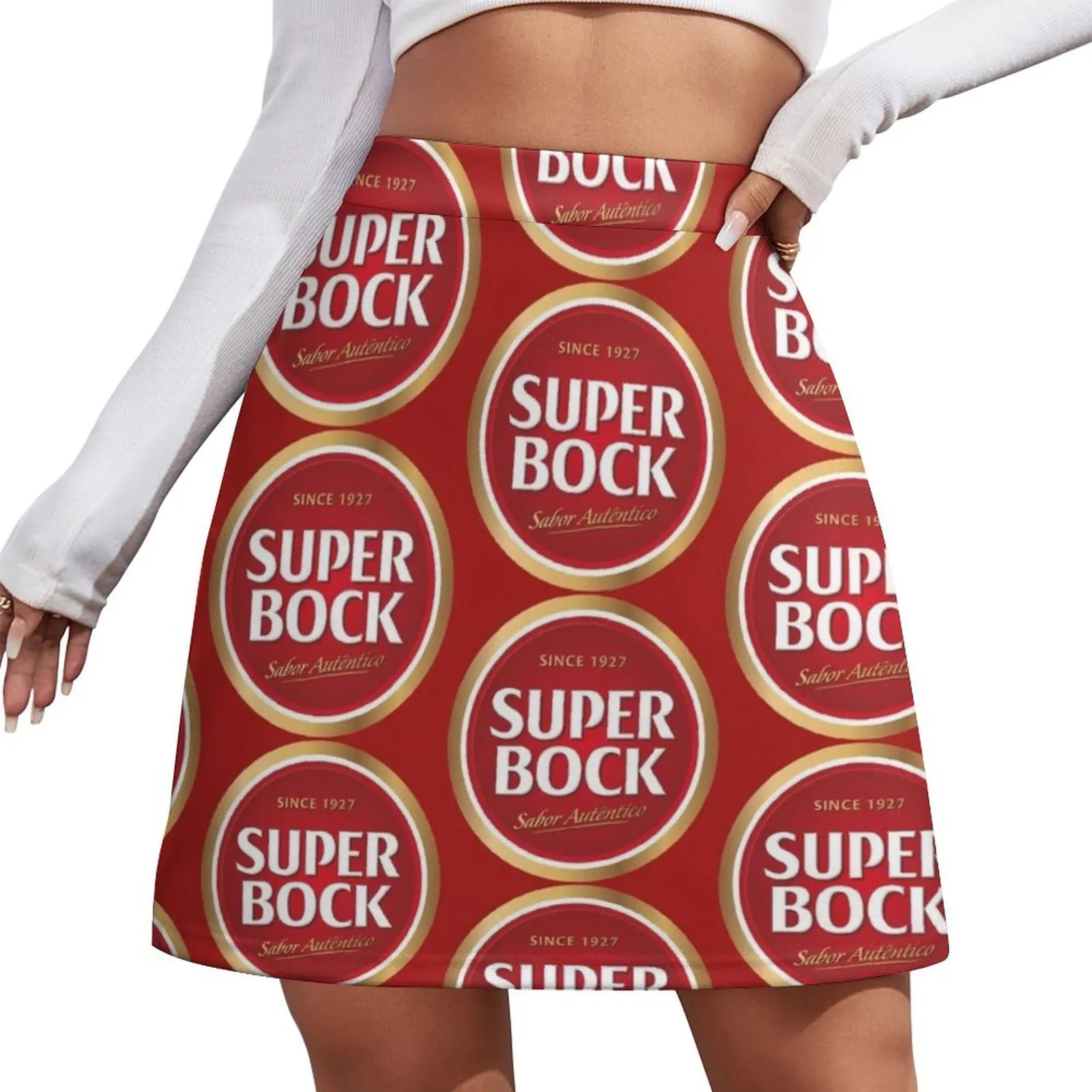 

Super bock Mini Skirt Miniskirt woman luxury designer clothing women new in dresses Women's clothing Mini Skirt