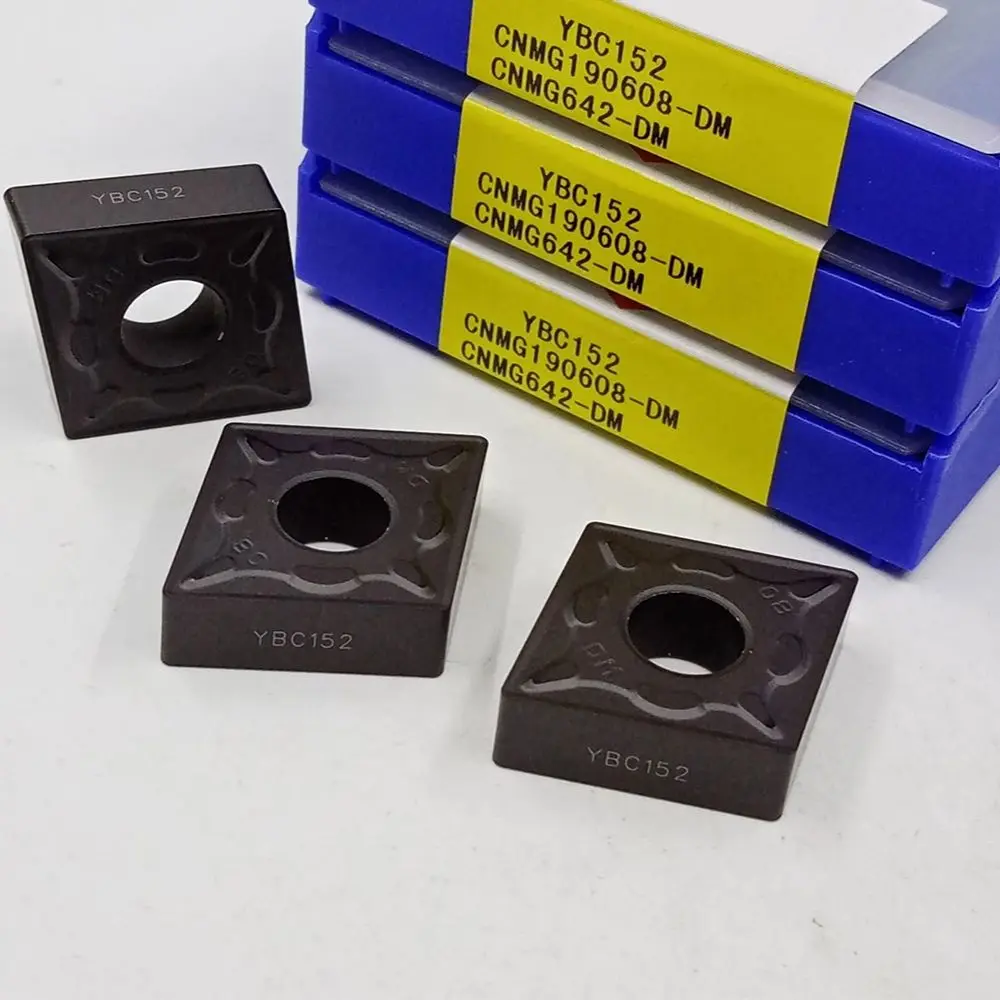 أدوات شفرة القطع لقطع الكربيد CNC من طراز ZCC YBC252 CNMG190608 DM YBC152 YBM251 YBC251 CNMG190608-DM معالجة الفولاذ