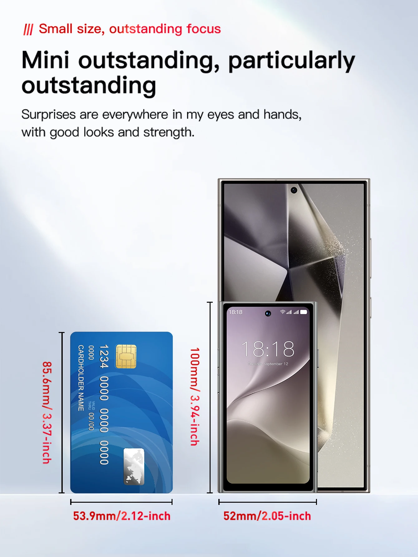 Onemyth S25 Pro 3G Mini Smartphone 4.0-inch Full Screen Display 2000mAh 2GB RAM 16GB ROM Dual SIM, Built in Google Play Store