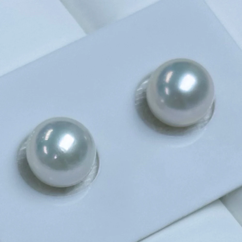 Selected and Matched Real Edison Pearls 10–11mm Natural Loose Pearl Beads for Handmade Earrings DIY Jewelry Components Making