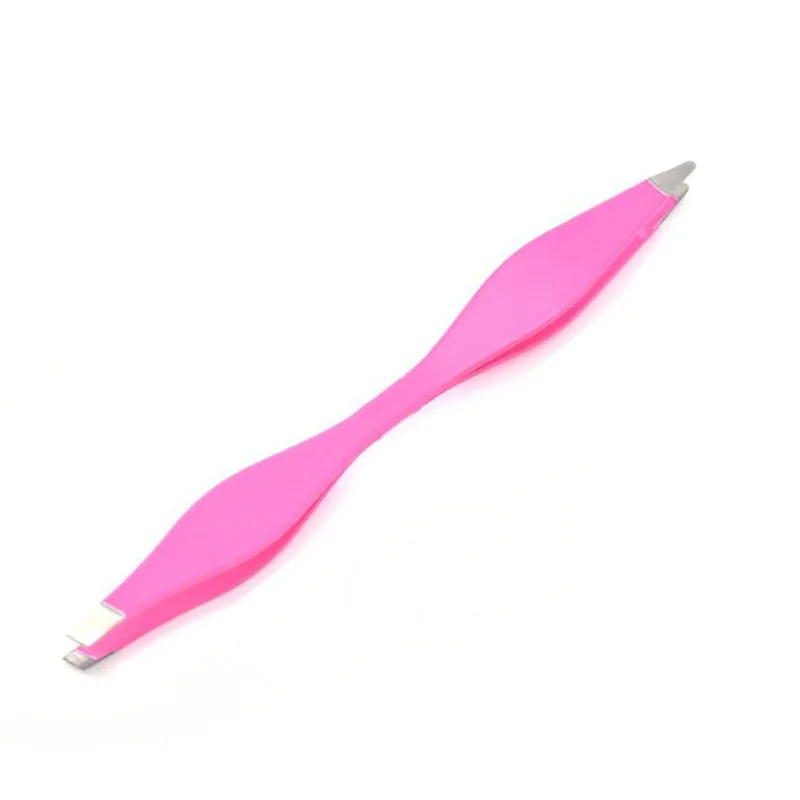 1 قطعة الحاجب الملقط الجمال التشذيب الحاجب المائل كليب المهنية مزدوجة رئيس الحاجب بكرة الشعر تصفيف مقاطع أدوات ماكياج