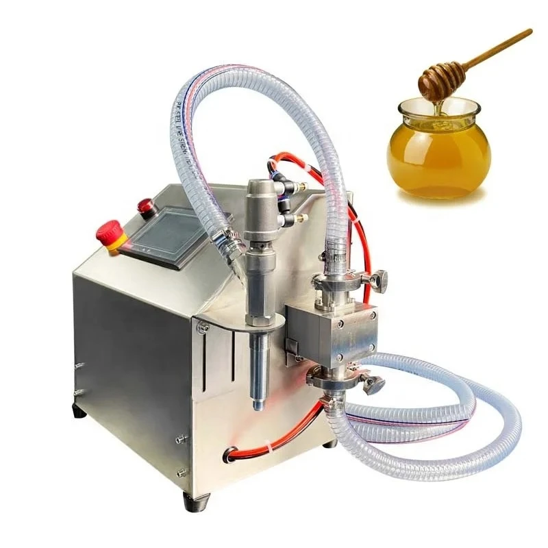 Desktop Semi Automatic Big Volume 45L Honey Bottling Filling Machine