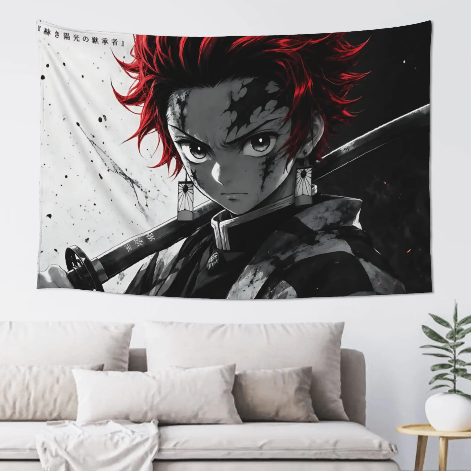 Halloween Demon Slayer Cutecore Tapestry Room decoration  Home Decoration Tapestry Decor Accessories Cute Room Decor