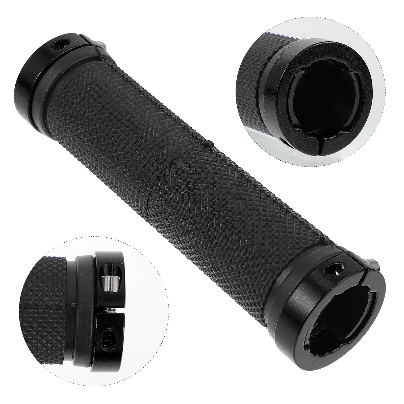 1Set Bike Handlebar Grips ABS Material Nonslip Shockproof Long Lasting Comfortable Cycling Experience Gift Idea