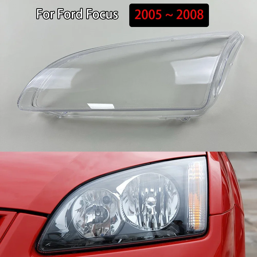 

For Ford Focus 2005 2006 2007 2008 Headlamp Cover Transparent Headlight Shell Lens Plexiglass Auto Replacement Parts