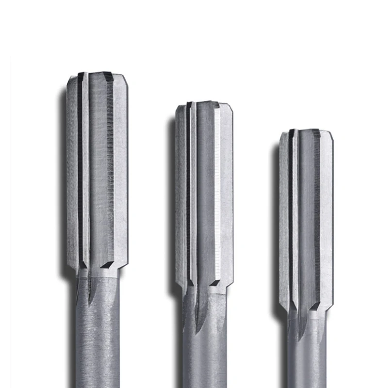 H7 Machine Reamer HSS Straight Shank Chuck Milling Reamer 6 Flute D2mm-D20mm Milling Cutter Flat Bottom Lengthened 2.5mm 8.5mm