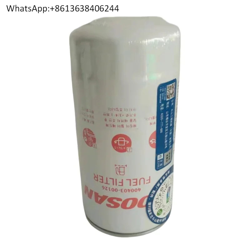 Doosan Daewoo 215-9C Excavator Parts Machine Filter Dies-el Filter Oil Water Separator Filter Element 400403-00126