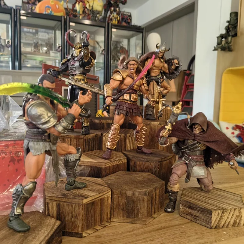 

[In Stock] Harbinger Studios Savage Crucible Wave 2 Jaeger Nashom Krieger Whoman Barbarian Action Figure Anime Model Toy Gift