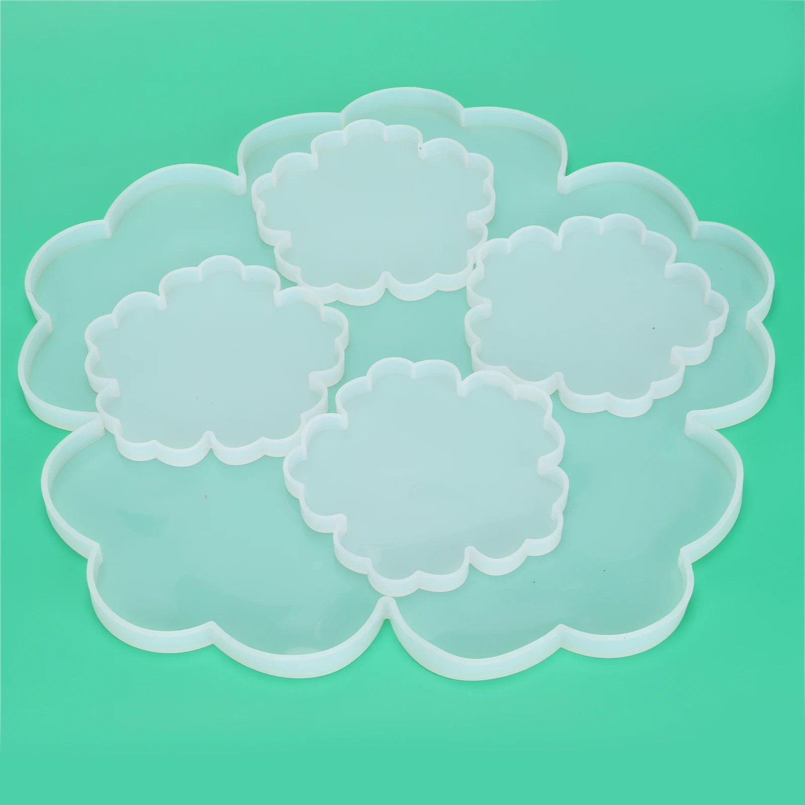 

Подставки для цветов, формы из смолы, кусочки подставки, набор форм из силиконовой смолы для украшения дома, формы для подставки для цветов для литья из смолы