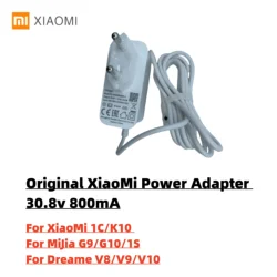 Original Wireless Handheld Vacuum Cleaner Power Adapter 30.8v 800mA For XiaoMi 1C/K10 MiJia G9/G10 Dreame V8/V9/10 with EU Plug