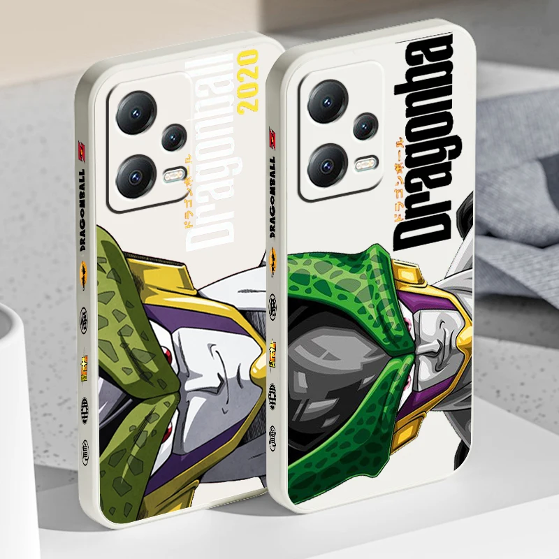 

Japan Cartoon D-D-Dragon Ball Liquid Left Rope For Xiaomi Redmi Note 13 12 12S 12R 11 11T 11S 10 10S Pro Plus 5G Cover