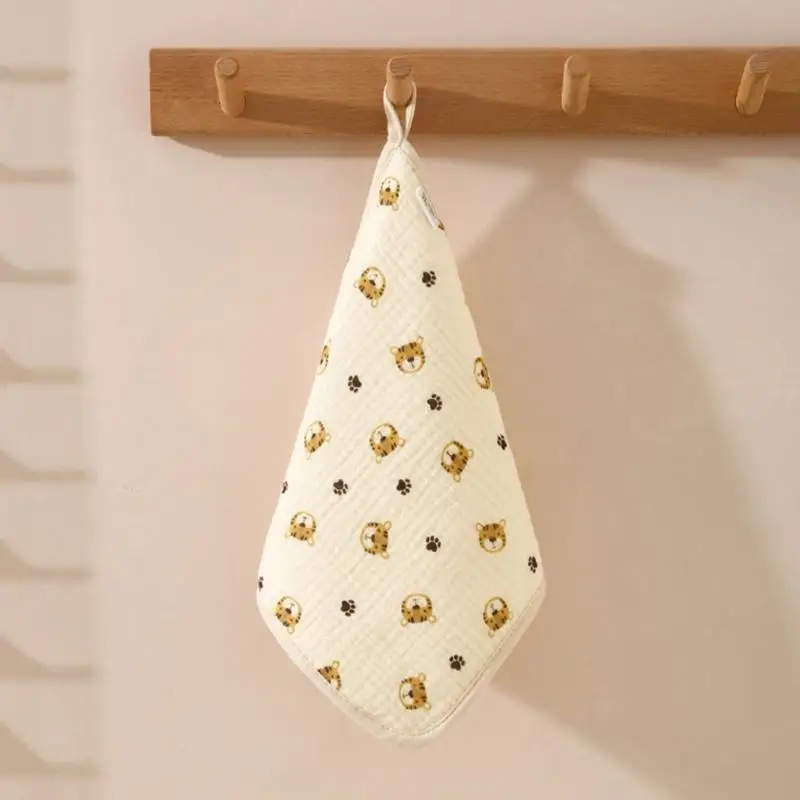 54DF マルチパターンデザインベビータオル 4 層天然綿新生児フェイスタオル