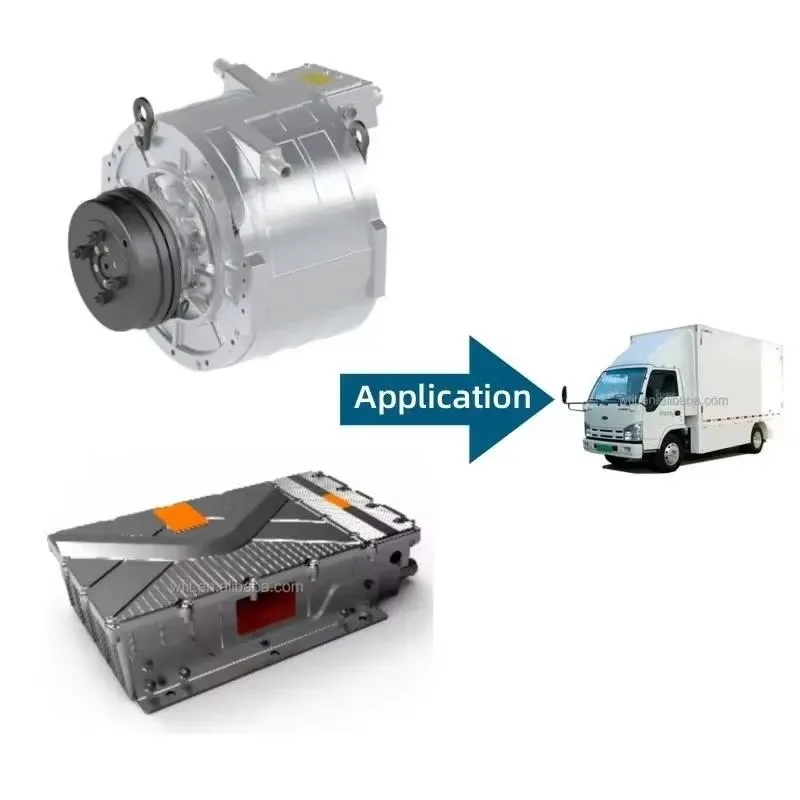 20262.5-4.5T Electric Box Truck 65KW 4500rpm Permanent Magnet Synchronous Motor and Controller for Electric Delivery Van