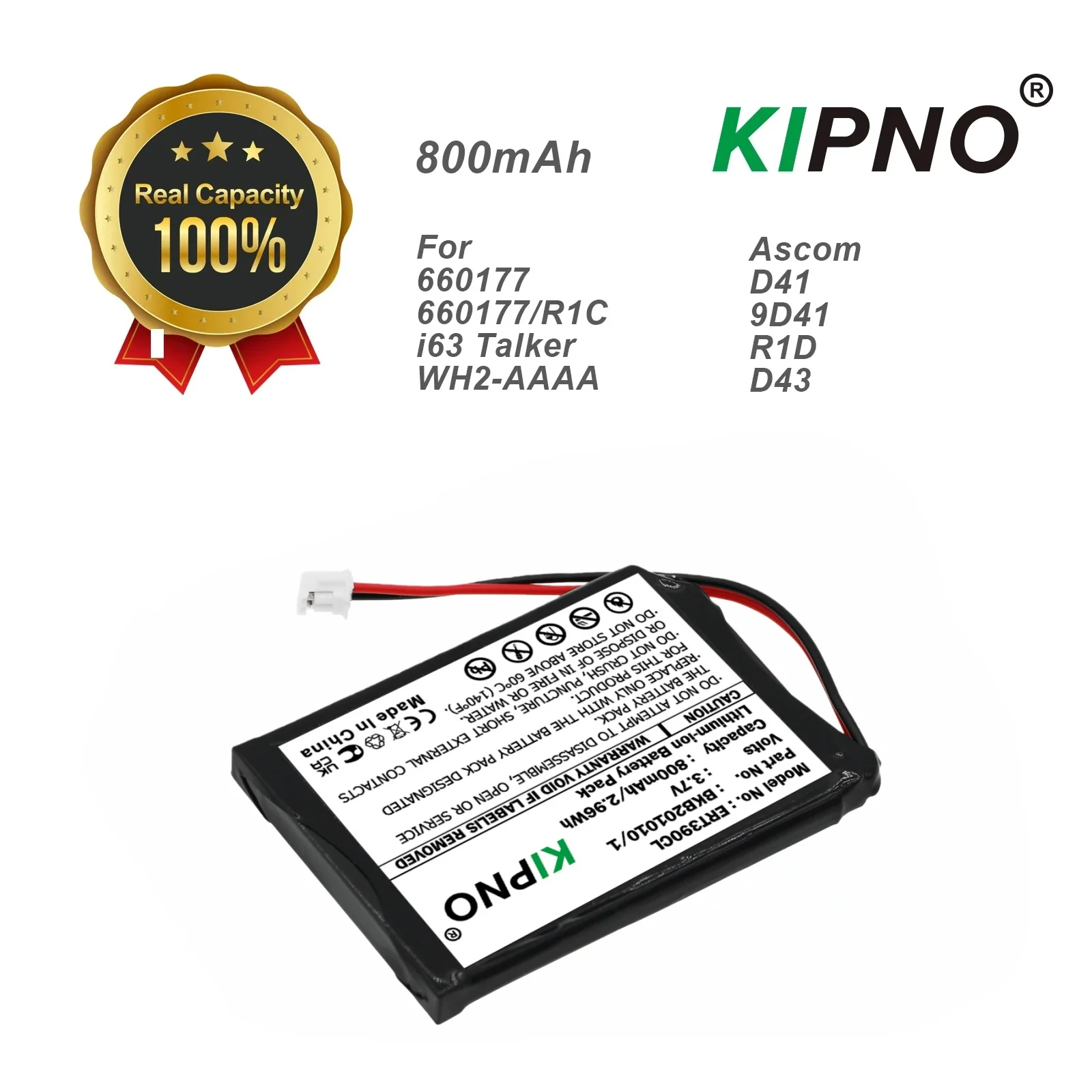 

Cordless Phone with 800mAh Battery For Aastra BKB 201 010/1 FA01302005 FA83601195 660177/R1C Ascom D41 9D41 R1D D43 Avaya DH6