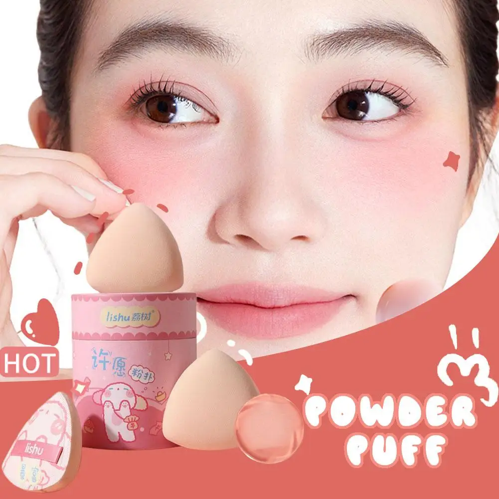 Makeup Sponge Puff Soft Fluffy Marshmallow Air Cushion Puff Powder Tools Foundation Beauty Rice Cute Ball Triangle Puff M6R2